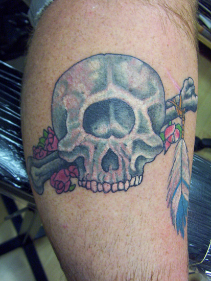Looking for unique Jason Riddick Tattoos?  Dead skull....Jerry Lives!!!